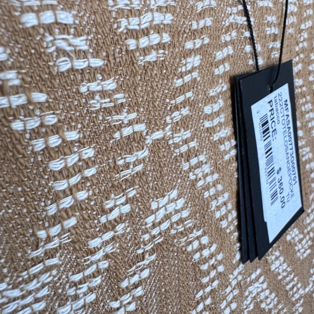 NWT MAJE Patterned Tote in Tobacco - Picture 10 of 15